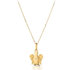 Online Collana Angelo Oro Giallo E Diamanti Giannotti | NKT264 Donna Gioielli Moda Donna