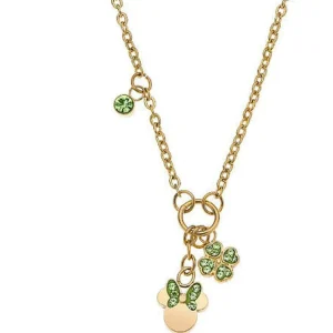 Sale Collana Bambina Minnie Mouse Verde | N600604YRGL-157.CJ Gioielli Moda Bimbi