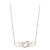 Outlet Collana Con Farfalle In Acciaio E Cristalli | BOW06 Donna Gioielli Moda Donna