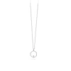 New Collana Cerchio In Argento E Zirconi Gioielli | 553258 Donna Gioielli Moda Donna