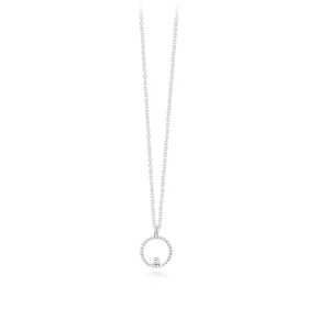 New Collana Cerchio In Argento E Zirconi Gioielli | 553258 Donna Gioielli Moda Donna