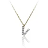 Online Collana Chimento Donna Con Pendente Lettera V |  1G0969VBB1450 Donna Gioielli Donna