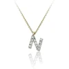 Hot Collana Chimento Donna Con Pendente Lettera N |  1G0969NBB1450 Donna Gioielli Donna