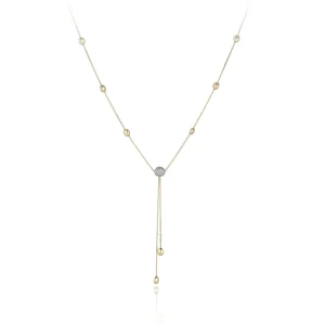 Clearance Collana Chimento Donna in Oro Giallo e Diamanti 1G01439B12 Donna Gioielli Donna