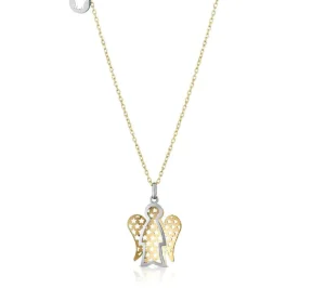 Fashion Collana Con Angelo E Ali A Contrasto Giannotti | NKT253 Donna Gioielli Moda Donna