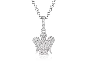 Best Collana Con Angelo In Argento E Zirconi Giannotti | GIA285 Donna Gioielli Moda Donna