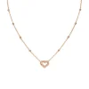 Discount Collana Con Cuore In Argento Rosè Gioielli Coccole | CLGOCUR3 Donna Gioielli Moda Donna