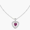 Sale Collana Con Cuore Rubino Pendente | CLHSHBRBZ Donna Gioielli Moda Donna