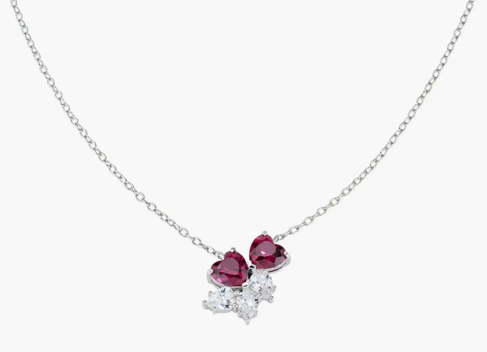 collana_con_cuori_rubino__0.webp Best Collana con Cuori Rubino | CL2HHBRBZ Donna Gioielli Moda Donna