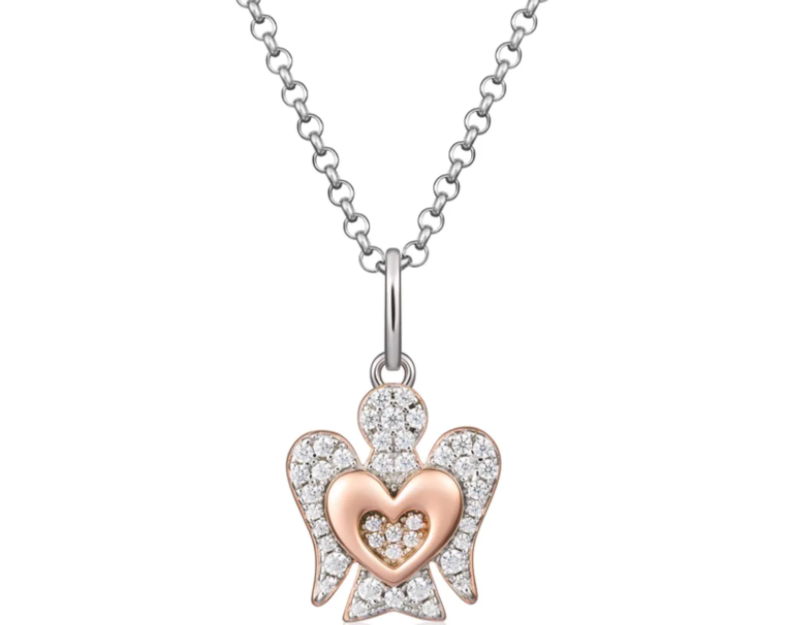 collana_con_pendente_ange_0-1.webp Discount Collana Con Pendente Angelo In Argento Giannotti | GIA334 Donna Gioielli Moda Donna