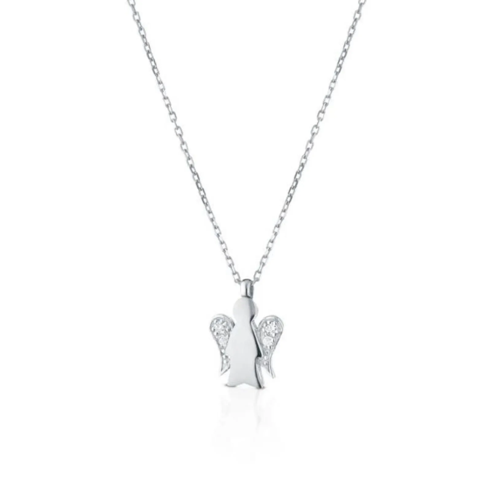 collana_con_pendente_ange_0.webp Clearance Collana Con Pendente Angelo Giannotti | NKT322 Donna Gioielli Moda Donna