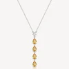 Fashion Collana Con Pendente Zirconi Energy Yellow Gioielli Brosway Fancy | FEY98 Donna Gioielli Moda Donna