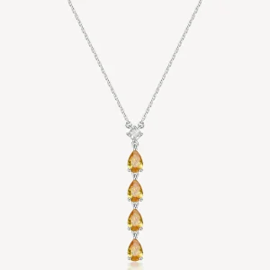 Fashion Collana Con Pendente Zirconi Energy Yellow Gioielli Brosway Fancy | FEY98 Donna Gioielli Moda Donna
