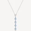 Clearance Collana Con Pendente Zirconi Light Blue Gioielli Brosway Fancy | FCL110 Donna Gioielli Moda Donna