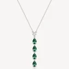 Discount Collana Con Pendente Zirconi Life Green Gioielli Brosway Fancy | FLG110 Donna Gioielli Moda Donna