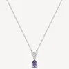 Clearance Collana Con Pendente Zircone Magic Purple Gioielli Brosway Fancy | FMP111 Donna Gioielli Moda Donna