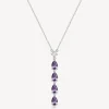 Clearance Collana Con Pendente Zirconi Magic Purple Gioielli Brosway Fancy | FMP112 Donna Gioielli Moda Donna