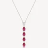 Fashion Collana Con Pendente Zirconi Passion Ruby Gioielli Fancy | FPR112 Donna Gioielli Moda Donna