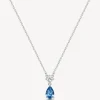 Online Collana Con Pendente Zircone Freedom Blue Gioielli Brosway Fancy | FFB109 Donna Gioielli Moda Donna