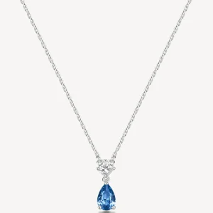 Online Collana Con Pendente Zircone Freedom Blue Gioielli Brosway Fancy | FFB109 Donna Gioielli Moda Donna