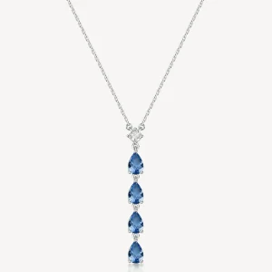Outlet Collana Con Pendente Zirconi Freedom Blue Gioielli Brosway Fancy | FFB110 Donna Gioielli Moda Donna