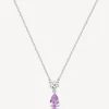 Clearance Collana Con Pendente Zircone Vibrant Pink Gioielli Brosway Fancy | FVP111 Donna Gioielli Moda Donna