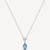 Sale Collana Con Pendente Zircone Light Blue Gioielli Brosway Fancy | FCL109 Donna Gioielli Moda Donna