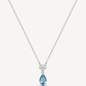 Sale Collana Con Pendente Zircone Light Blue Gioielli Brosway Fancy | FCL109 Donna Gioielli Moda Donna