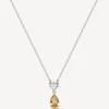 New Collana Con Pendente Zircone Energy Yellow Gioielli Brosway Fancy | FEY97 Donna Gioielli Moda Donna
