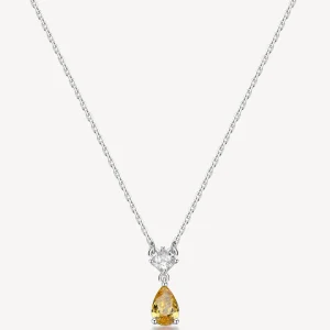 New Collana Con Pendente Zircone Energy Yellow Gioielli Brosway Fancy | FEY97 Donna Gioielli Moda Donna
