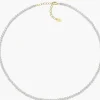Sale Collana Con Perle di Cristallo 3 mm | CLPE30SWGB36 Donna Gioielli Moda Donna