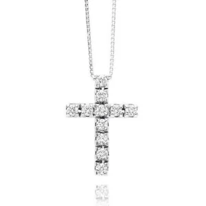 Discount Collana Croce Gioielli | P39CR882/010-45 Donna Gioielli Donna