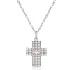 New Collana Croce In Argento Con Cuore Giannotti | GIA446 Donna Gioielli Moda Donna