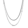 New Collana Donna A Doppio Filo Gioielli | BCO070PL Donna Gioielli Moda Donna