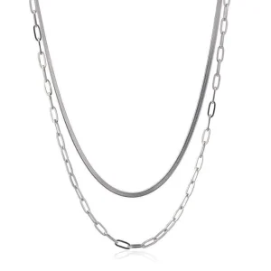 New Collana Donna A Doppio Filo Gioielli | BCO070PL Donna Gioielli Moda Donna