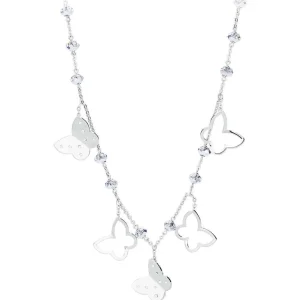 Best Collana Donna In Acciaio Con Farfalle | BLD01 Donna Gioielli Moda Donna