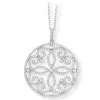 Fashion Collana Donna Cerchio In Argento E Zirconi Gioielli | 553076 Donna Gioielli Moda Donna