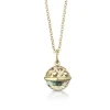 Discount Collana Donna Chiama Angeli In Argento E Swarovski Luminous Green |  SFA200B Donna Gioielli Moda Donna