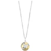 Discount Collana Donna Chiama Angeli In Argento Bianco E Giallo Con Stella E Zirconi |  SFA143 Donna Gioielli Moda Donna