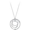 Hot Collana Donna Con Cerchi Gioielli Sun | BUN01 Donna Gioielli Moda Donna