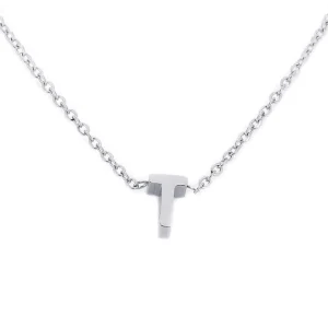 Fashion Collana Donna Con Iniziale "T" Gioielli | COA132PLT Donna Gioielli Moda Donna