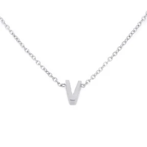 Fashion Collana Donna Con Iniziale "V" Gioielli | COA132PLV Donna Gioielli Moda Donna