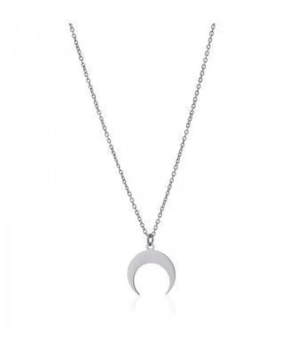 Outlet Collana Donna Con Luna Gioielli | BCO117PL Donna Gioielli Moda Donna