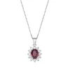Hot Collana Donna Con Rubino Gioieli Lady | CLLDGBBR Donna Gioielli Moda Donna