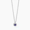 Best Collana Donna Con Zaffiro Tondo Gioielli | 553494 Donna Gioielli Moda Donna