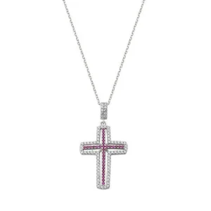 Fashion Collana Donna Croce Gioielli Diamond | CLCRVBRZ Donna Gioielli Moda Donna