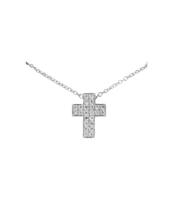 Online Collana Donna Croce In Oro E Diamanti Gioielli e Delucchi | CLN011657 Donna Gioielli Donna