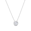 New Collana Donna Diamonds Con Punto Luce Tondo Grande Gioielli | CLSOT60BB Donna Gioielli Moda Donna