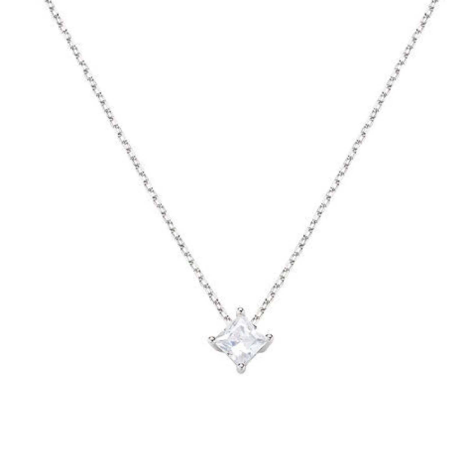 collana_donna_diamonds_co_0-7.webp Sale Collana Donna Diamonds Con Punto Luce Quadrato Piccolo Gioielli | CLSOQ40BB Donna Gioielli Moda Donna