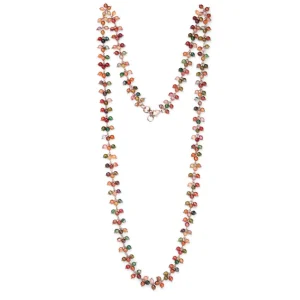 Fashion Collana Donna Enjoy Argento Rosa E Pietre Multicolor Mariacristinasterling | G4110R Donna Gioielli Moda Donna